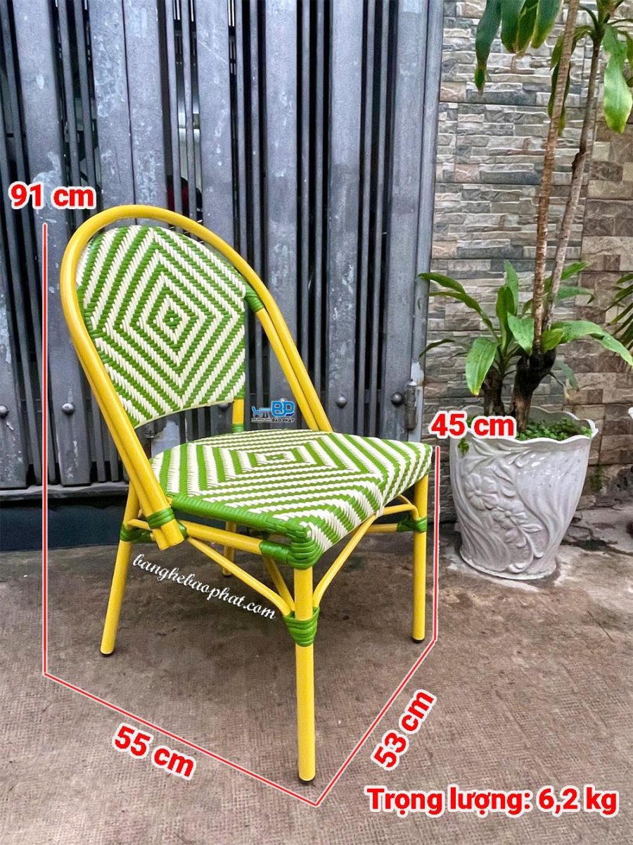 Kích thước ghế nhựa giả mây ngoài trời BGNGMBO080aP2026