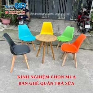 Kinh nghiệm chọn mua bàn ghế quán trà sữa