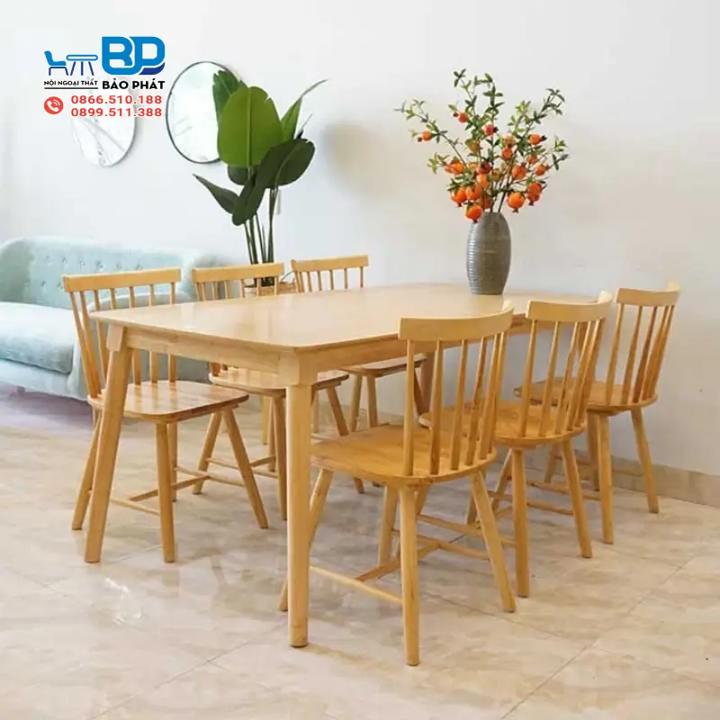 Thành phẩm từ gỗ cao su có giá thành rẻ