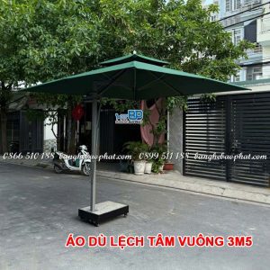 Áo Dù Lệch Tâm Vuông 3,5m 10 Áo dù lệch tâm vuông 3,5m