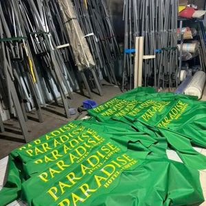 Bạt Dù Lệch Tâm Vuông 4m 12 Áo dù lệch tâm vuông 4m