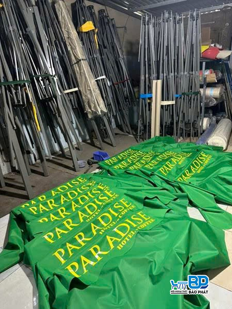 Bạt Dù Lệch Tâm Vuông 4m 15 Áo dù lệch tâm vuông 4m