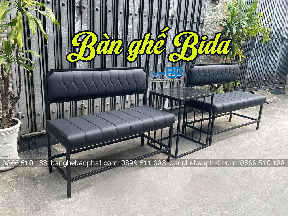 Bàn ghế chờ bida BGBDBP008