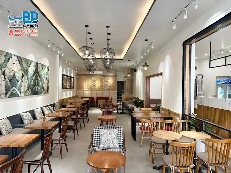 Duy trì không gian quán luôn sạch sẽ, gọn gàng