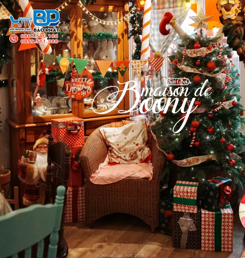 Maison de Boony nổi bật với mẫu bàn ghế mây nhựa độc đáo