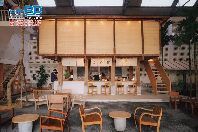 9 Mẫu Setup Quán Trà Sữa Đẹp Thu Hút Khách 17 Setup quán trà sữa phong cách Nhật Bản