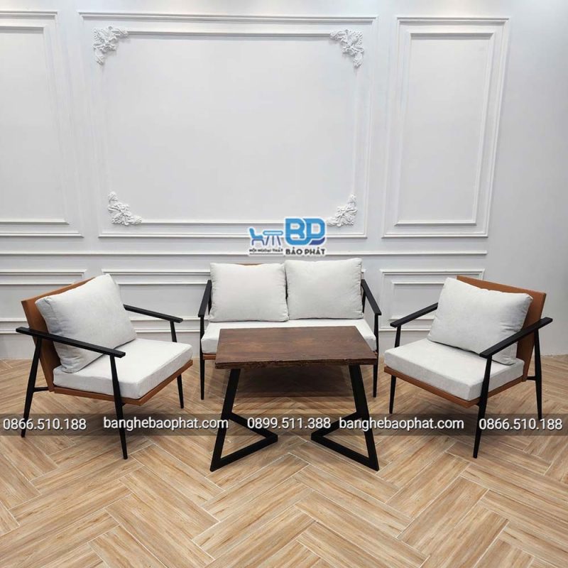 Bộ Ghế Sofa Sắt Nệm SFSNBP035 29 Bộ sofa sắt nệm SFSNBP035 với bàn từ chất liệu cao cấp