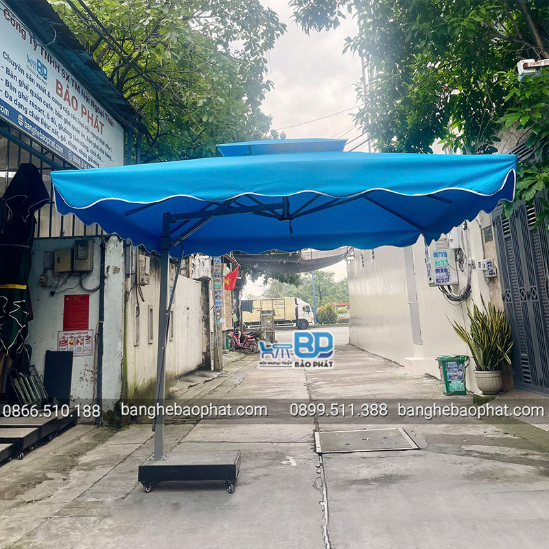 Bạt Dù Lệch Tâm Vuông 3m X 3m 16 Ưu điểm của bạt dù lệch tâm vuông 3m x 3m