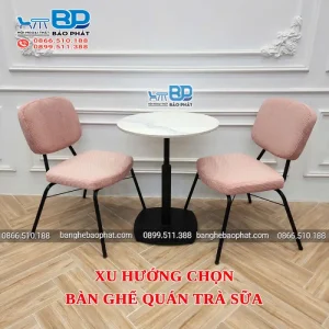 Xu hướng chọn bàn ghế quán trà sữa [timect]