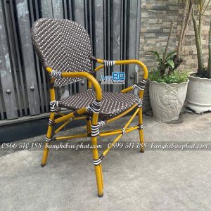 Ghế nhựa giả mây cao cấp GNGMBP085