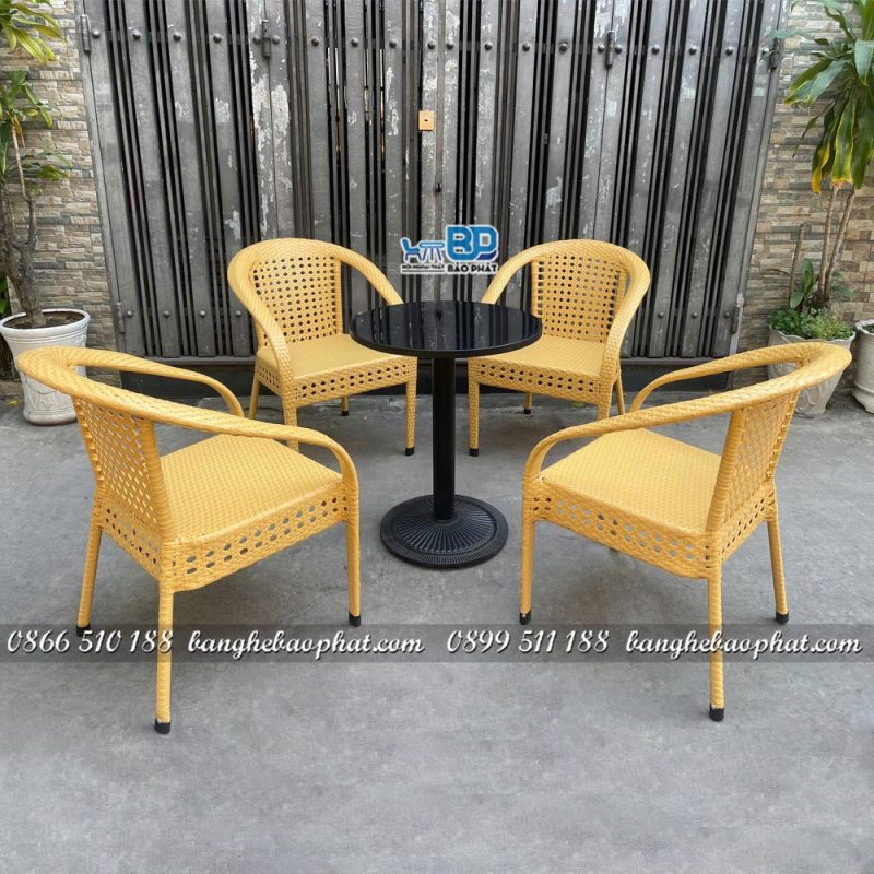 Bộ Bàn Ghế Nhựa Giả Mây BGNGMBP086 22 Bộ bàn ghế nhựa giả mây BGNGMBP086