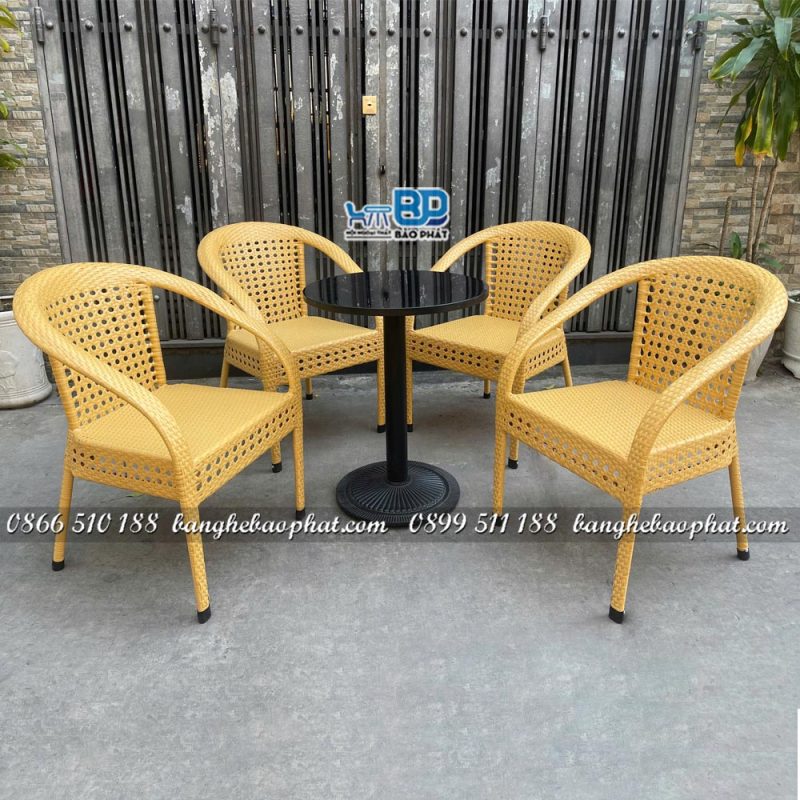 Bộ Bàn Ghế Nhựa Giả Mây BGNGMBP086 21 Bộ bàn ghế nhựa giả mây BGNGMBP086