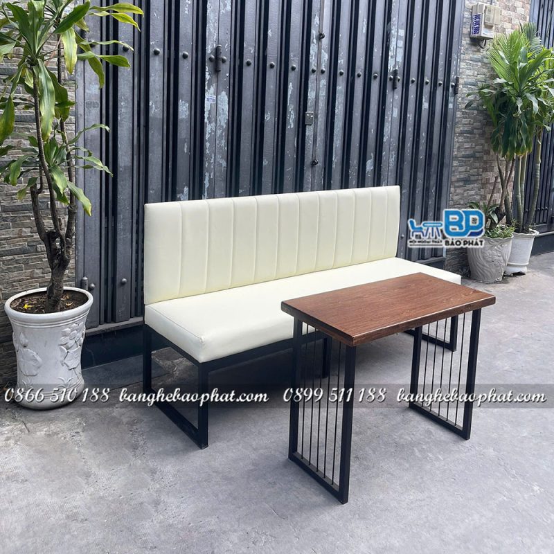 Ghế Băng Cafe GBSNBP037 Sắt Nệm 14 Ưu điểm của ghế băng GBSNBP037 sắt nệm
