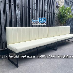 Ghế Băng Cafe GBSNBP037 Sắt Nệm 11 Ghế băng sắt nệm Bảo Phát GBSNBP037