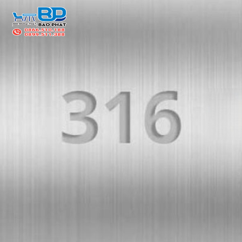 Inox 316 thường ứng dụng ở môi trường khắc nghiệt nhờ tính chống ăn mòn tốt