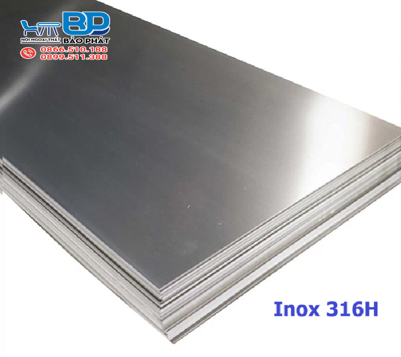 Inox 316H có độ cứng và chịu nhiệt cao