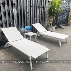 Ưu điểm của ghế hồ bơi BP-ATG2 nhôm lưới Textilene