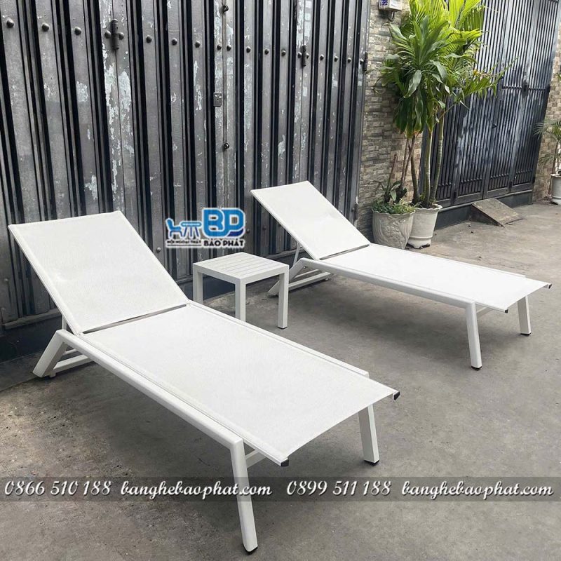 Ưu điểm của ghế hồ bơi BP-ATG2 nhôm lưới Textilene 