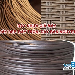 Các loại dây nhựa (dây dẹp, dây tròn, dây bán nguyệt)