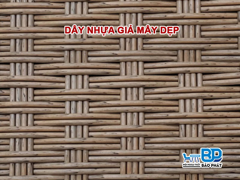 Dây nhựa giả mây dẹp