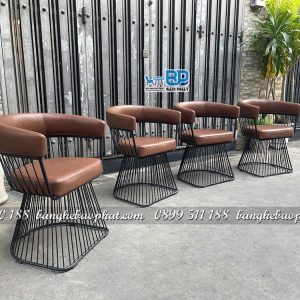 ghế sắt nệm BGSNBPTL060