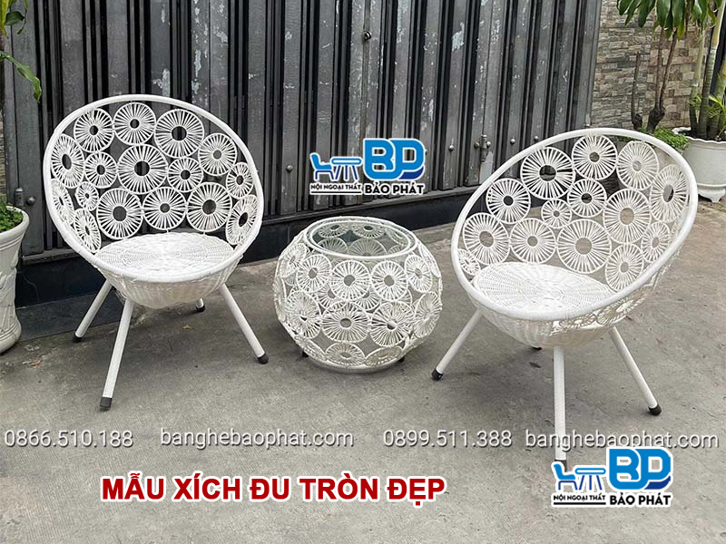 Xích đu tròn hiện đại và sang trọng
