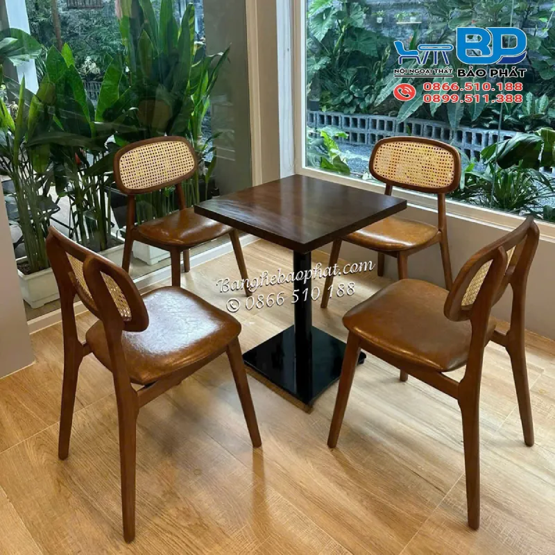 Phong Cách Rustic – Vẻ Đẹp Mộc Mạc Nhưng Đầy Tinh Tế 11 Bàn ghế gỗ phong cách Rustic độc đáo