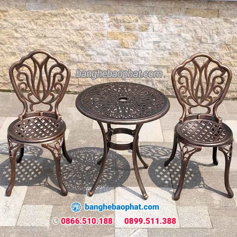 Cách Phân Biệt Nhôm Đúc Nguyên Khối Và Nhôm Thường 18 Bàn ghế nhôm đúc đẹp mắt được nhiều người dùng ưa chuộng