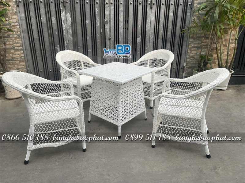 Bàn ghế nhựa giả mây BGNGMBP091 14 Bàn ghế nhựa giả mây BGNGMBP091