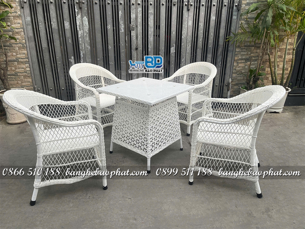 Bàn ghế nhựa giả mây BGNGMBP091 7 Bàn ghế nhựa giả mây BGNGMBP091