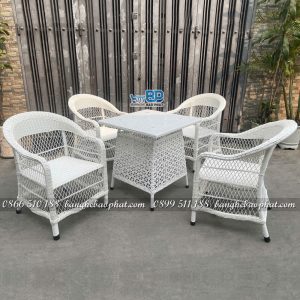 Bàn ghế nhựa giả mây BGNGMBP091 9 Bàn ghế nhựa giả mây BGNGMBP091