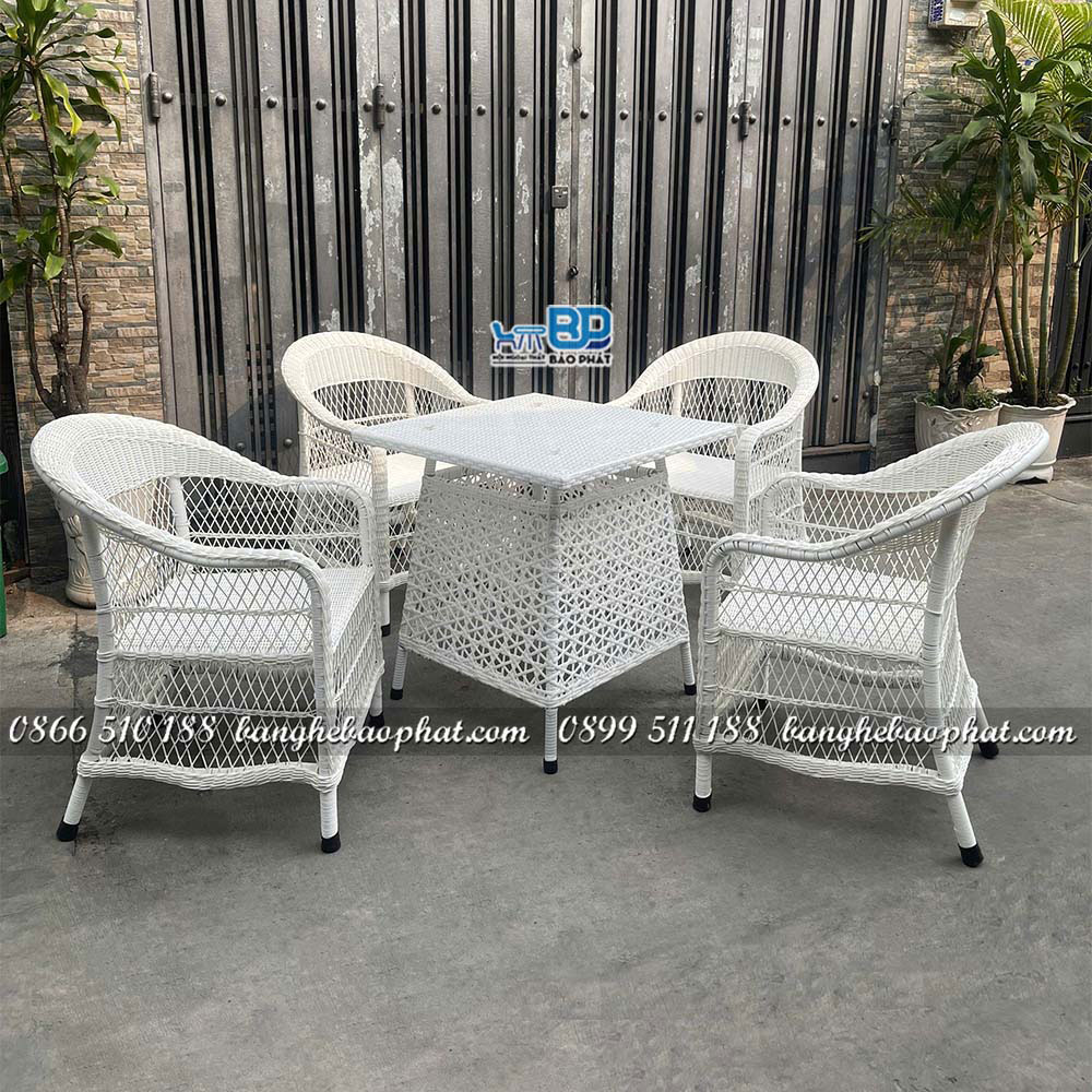 Bàn ghế nhựa giả mây BGNGMBP091 5 Bàn ghế nhựa giả mây BGNGMBP091