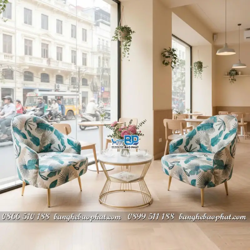 Bàn ghế phong cách Maximalism ấn tượng