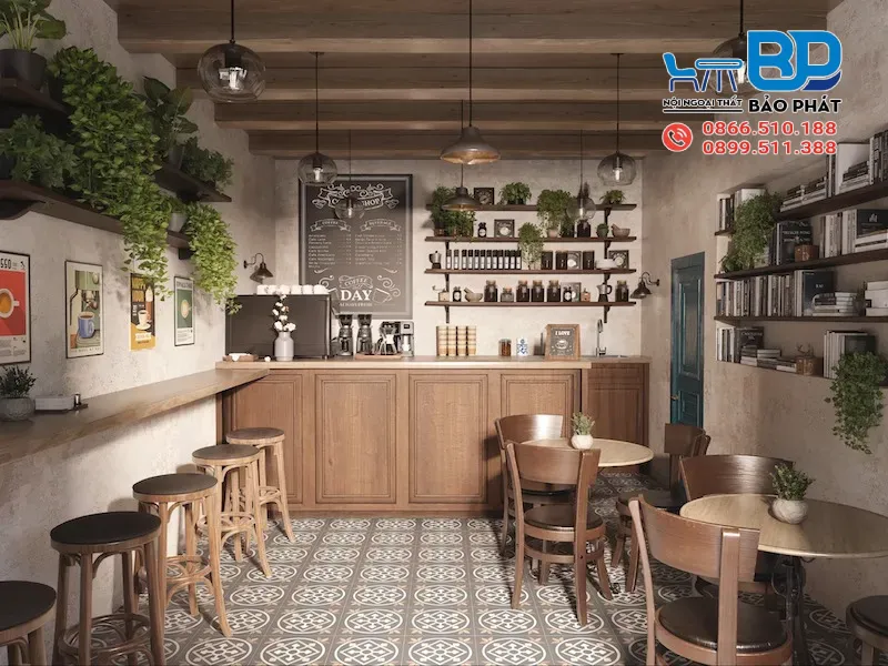 Phong Cách Rustic – Vẻ Đẹp Mộc Mạc Nhưng Đầy Tinh Tế 13 Bàn ghế cafe phong cách Rustic tạo sự thân thiện và ấn tượng cho khách hàng