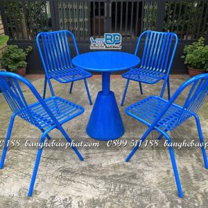 Bàn ghế sắt sơn tĩnh điện BGDBP060