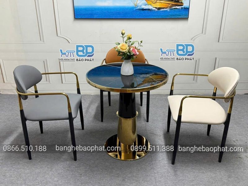 Bàn ghế tiếp khách ghế Nemo nhập khẩu khung sắt sơn tĩnh điện cao cấp