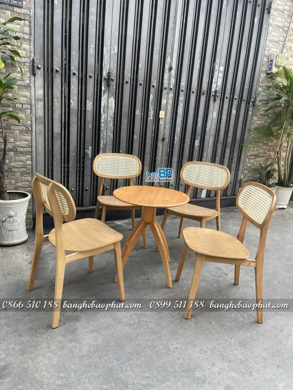 Bộ bàn ghế Secco tựa mây mê ngồi gỗ 7 Bộ bàn ghế secco tựa mây mê ngồi gỗ