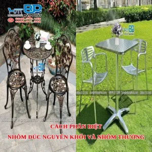 Cách phân biệt nhôm đúc nguyên khối và nhôm thường