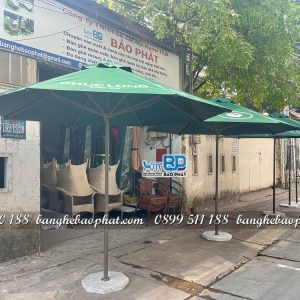 Dù che nắng màu xanh trà sữa Phúc Long