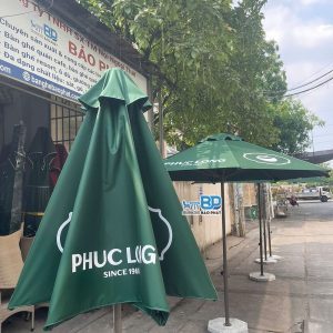 Ưu điểm của dù che Phúc Long màu xanh trà sữa