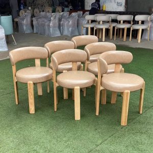 Ghế Granite gỗ ash bọc nệm