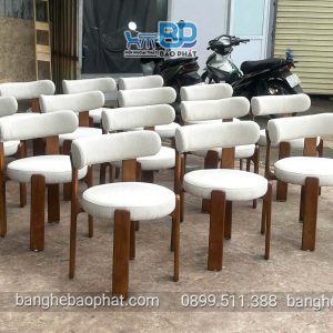Ghế Granite gỗ Ash bọc nệm