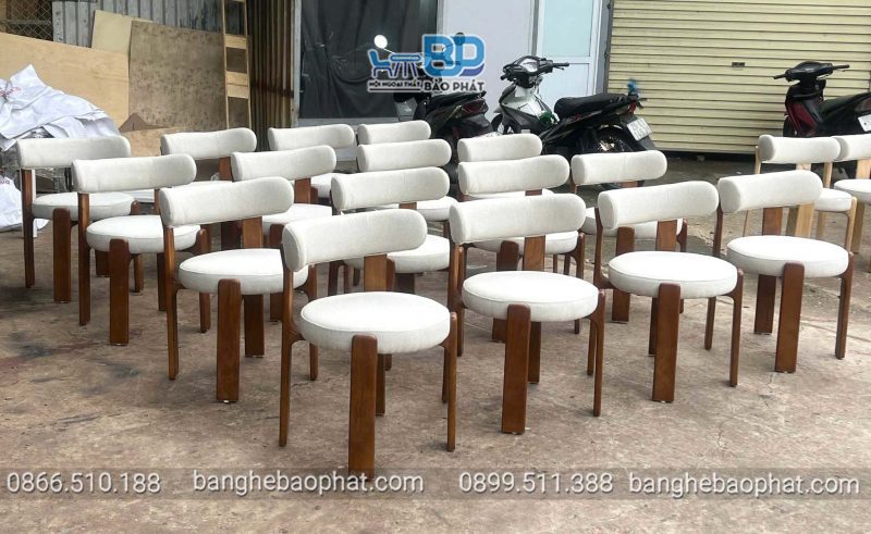Ghế Granite gỗ Ash bọc nệm
