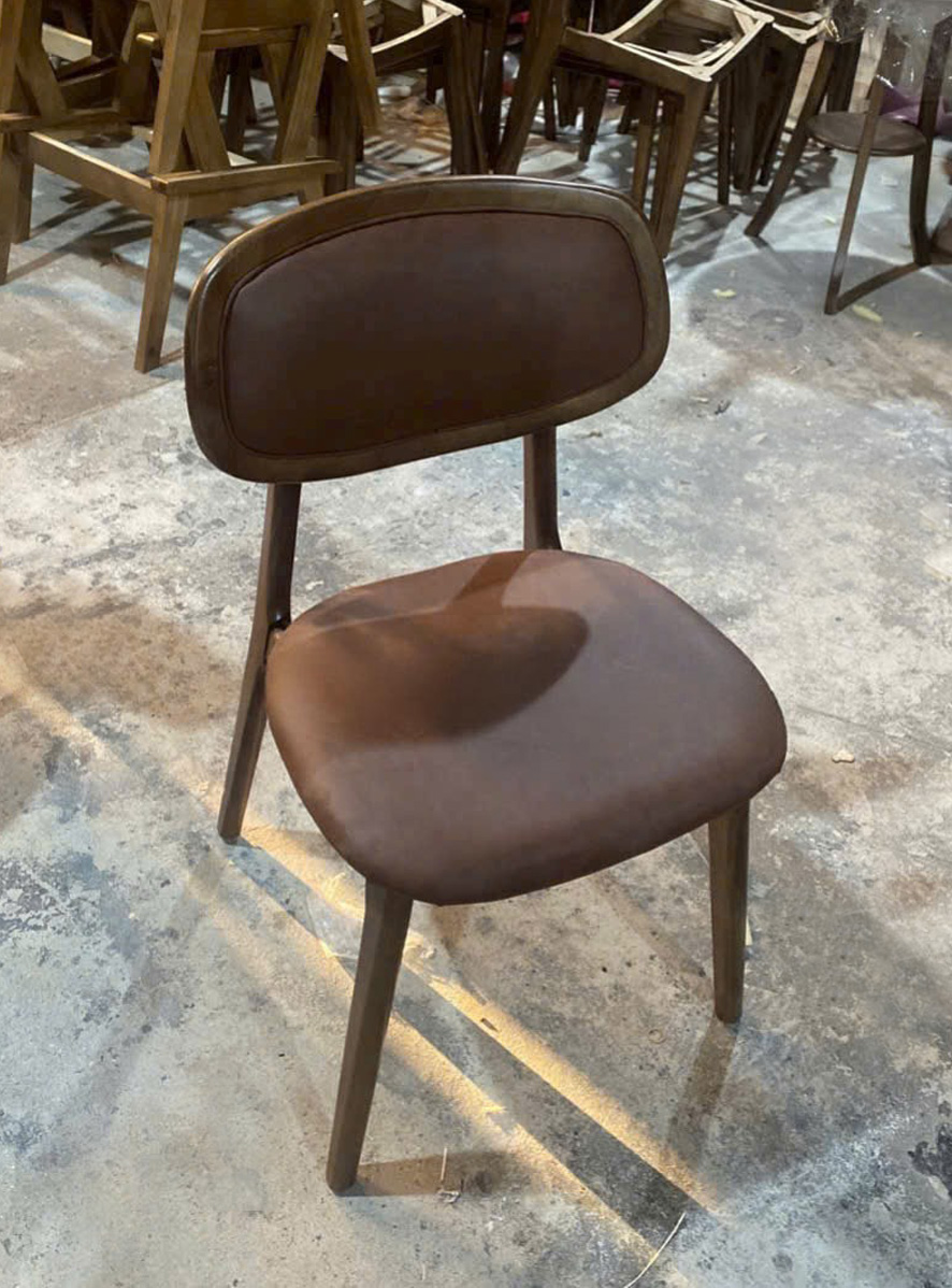 Bộ bàn ghế cafe gỗ nệm ghế secco lưng nệm 29 ghế secco lưng nệm mặt nệm