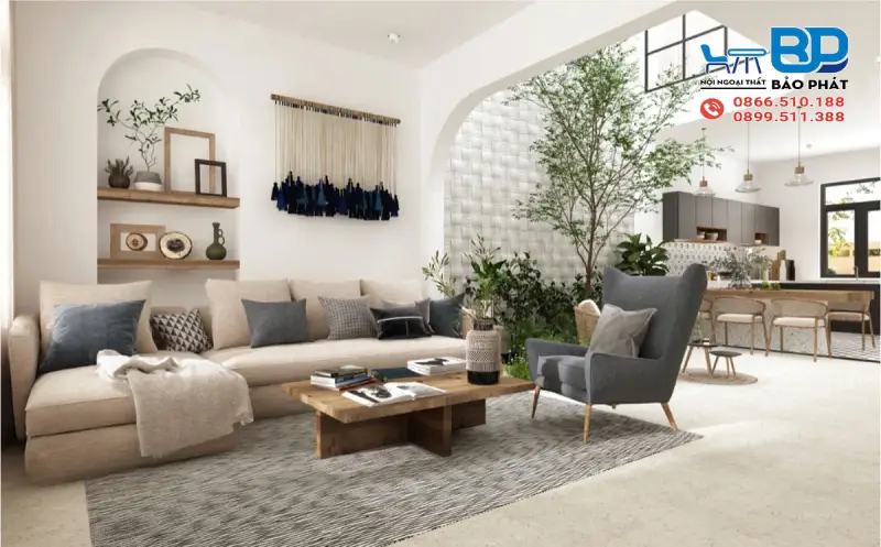 Phong cách Địa Trung Hải mang đậm nét thiên nhiên