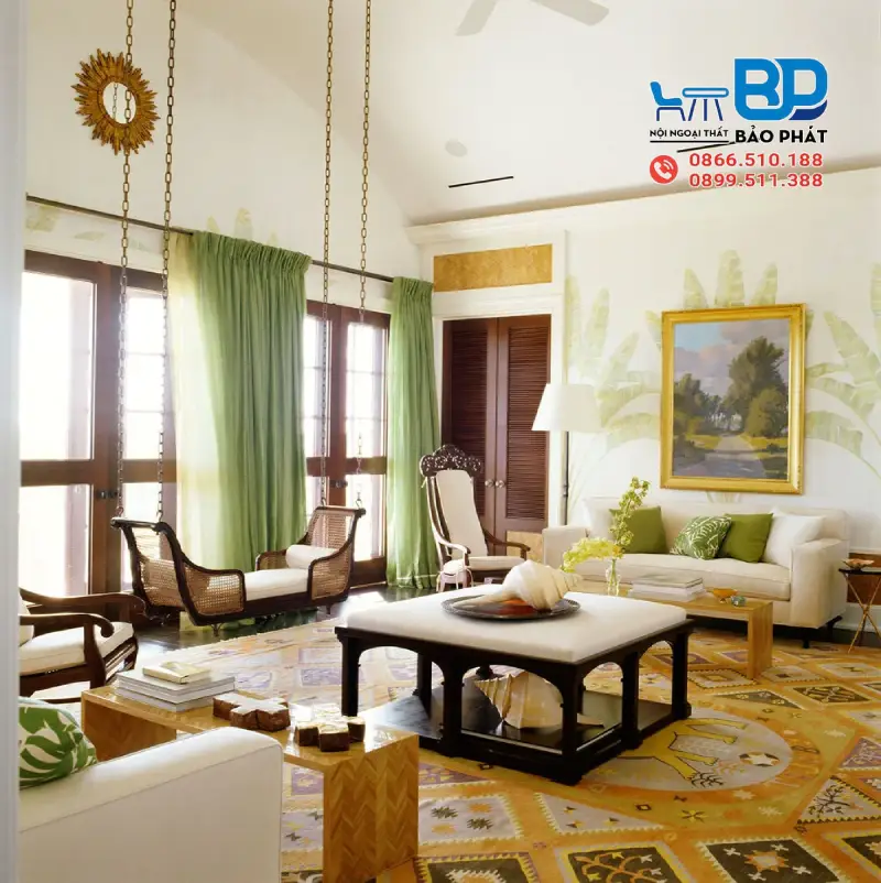 Phong Cách Đông Dương (Indochine) – Sự Giao Thoa Tinh Tế Giữa Á Đông Và Pháp 12 Phong cách nội thất Đông Dương sở hữu tông màu nhẹ nhàng thanh lịch