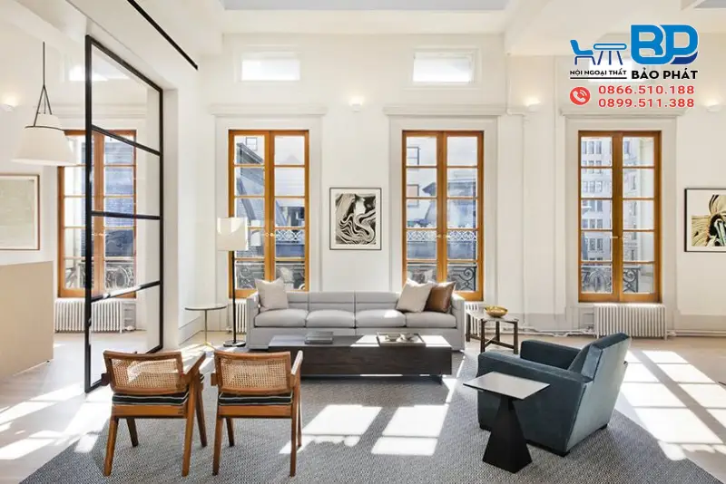 Phong cách thiết kế đương đại dễ dàng bắt kịp những xu hướng thiết kế nội thất mới