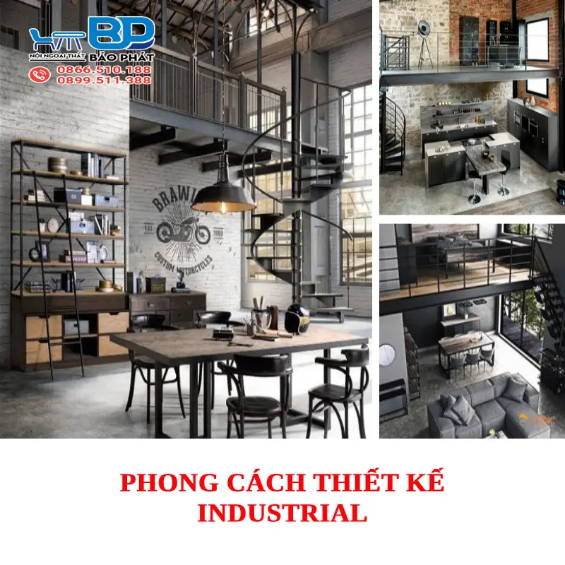Phong cách thiết kế industrial – Vẻ đẹp mạnh mẽ, cá tính cho không gian hiện đại