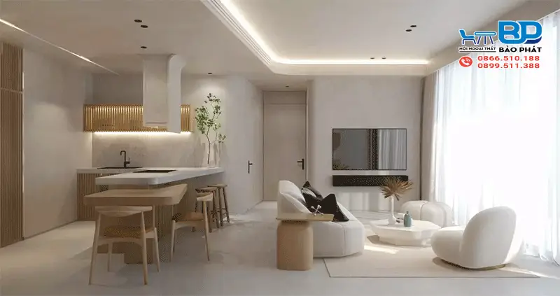 Phong cách thiết kế nội thất Wabi Sabi tạo cảm giác thoải mái không quá gò bó