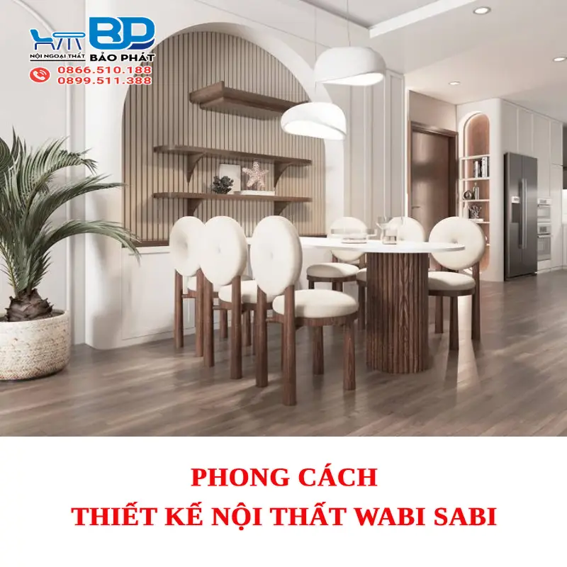 Phong cách thiết kế nội thất Wabi Sabi